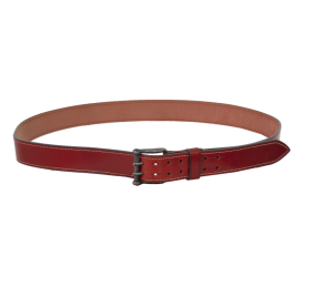 Cinturón de cuero 'Los Nietos' hecho a mano costuras | Doble Pincho