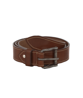 Cinturón de cuero Los Nietos hecho a mano costuras