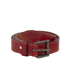 Cinturón de cuero Los Nietos hecho a mano costuras