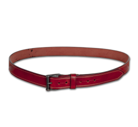 Cinturón de cuero Los Nietos hecho a mano costuras