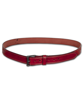 Cinturón de cuero Los Nietos hecho a mano costuras