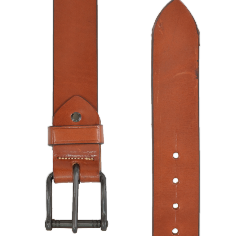 Cinturón Cuero Hecho a Mano Liso Los Nietos