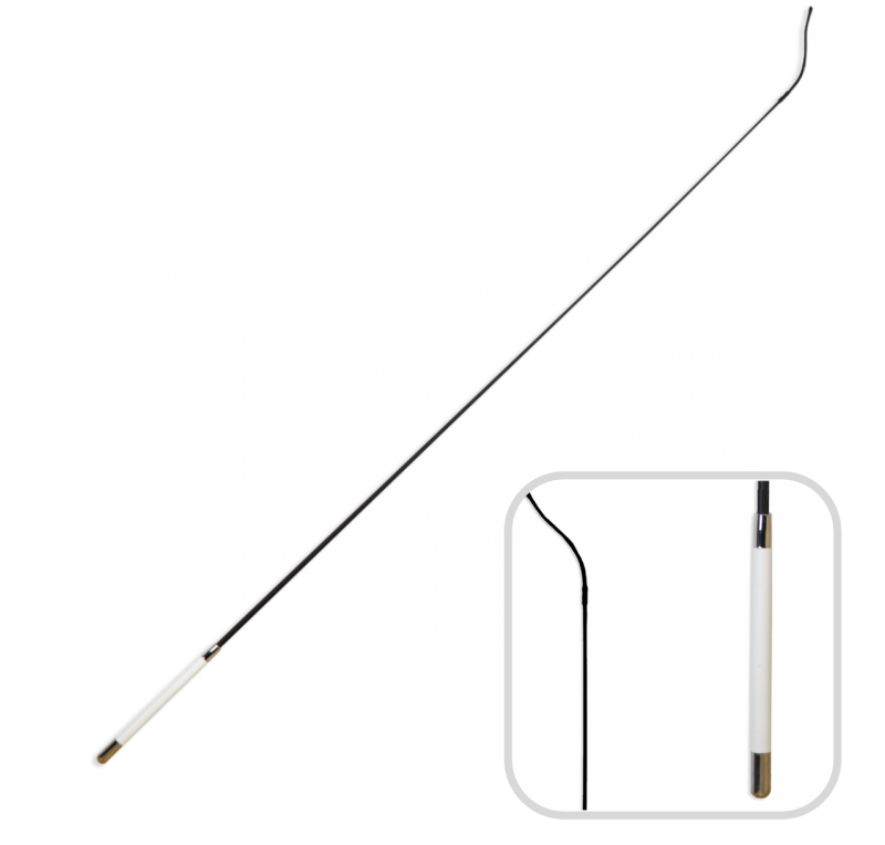 Fusta de doma puño blanco 'Los Nietos Dressage' | 120 cm