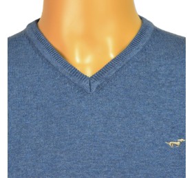 Jersey de punto cuello de pico Teckel