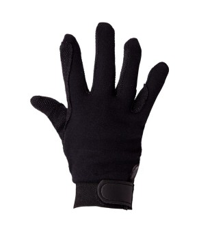 Guantes de montar Premiere de algodón | Negro