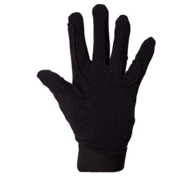 Guantes de montar Premiere de algodón | Negro