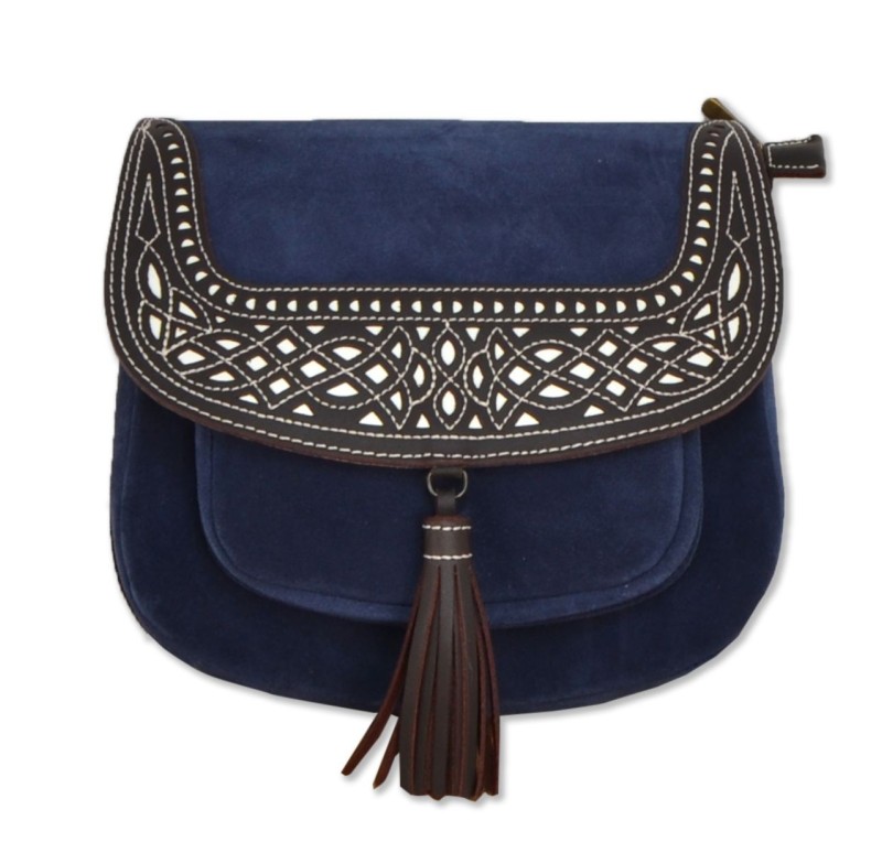 Bolso grande adorno moña de ante | Varios colores