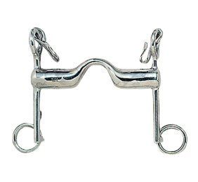 Bocado de doma inoxidable hueco