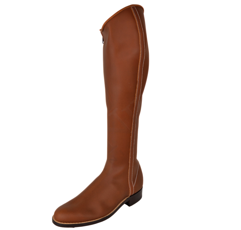 Bota 1850 Los Nietos serraje avellana | Piso suela