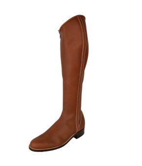 Bota 1850 Los Nietos serraje avellana | Piso suela