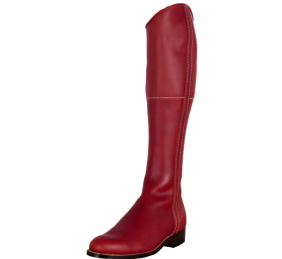 Bota piel flor de ternera 'Los Nietos' 1850 | Piso suela | Cereza