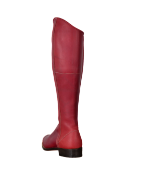 Bota piel flor de ternera 'Los Nietos' 1850 | Piso suela | Cereza