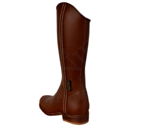 Bota cadete cremallera interior | Modelo 149 | Castaña