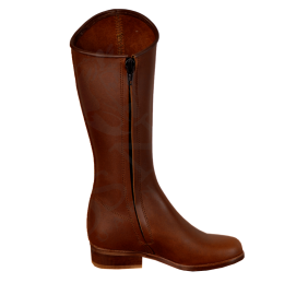 Bota cadete cremallera interior | Modelo 149 | Castaña