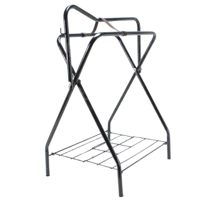 Portasilla trípode plegable | Negro