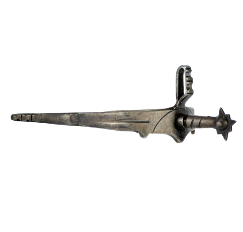 Espuela vaquera 'Los Nietos' | Gallo recto | Ruleta vaquera