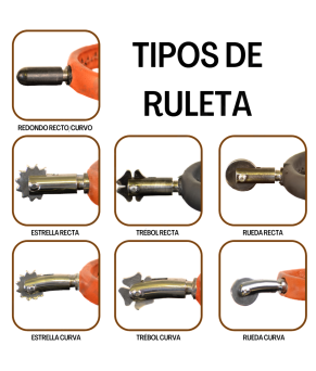 Espuela forrada 'Los Nietos' | Acero inoxidable envejecido