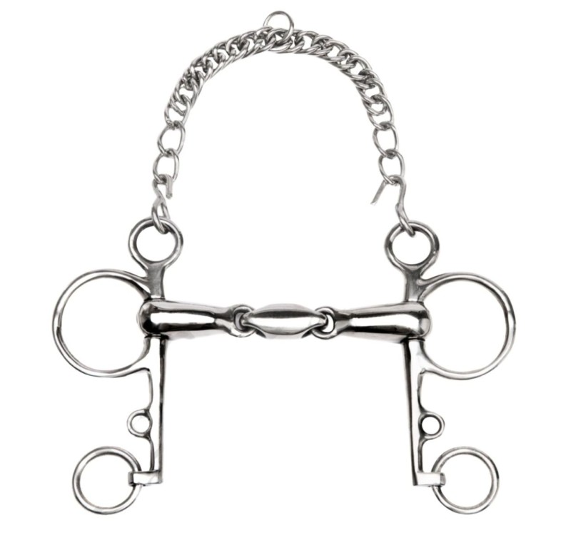 Bocado Pelham Feeling Anatómico con Camas Largas