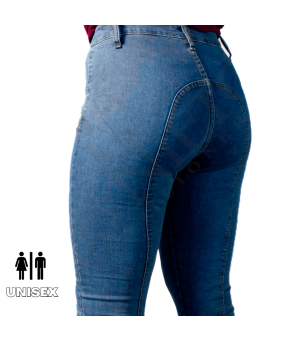 Pantalón para montar vaquero elástico | Oscuro