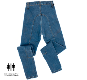 Pantalón para montar vaquero elástico | Oscuro