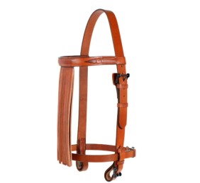 Cabezada vaquera 'Los Nietos' | Hebilla pavonada