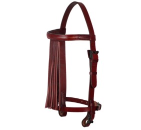 Cabezada vaquera 'Los Nietos' | Hebilla pavonada