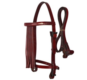 Cabezada vaquera 'Los Nietos' | Hebilla pavonada