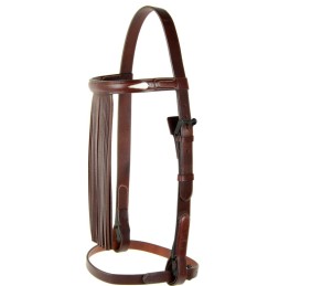 Cabezada vaquera con fundones 'Los Nietos' | Hebilla pavonada