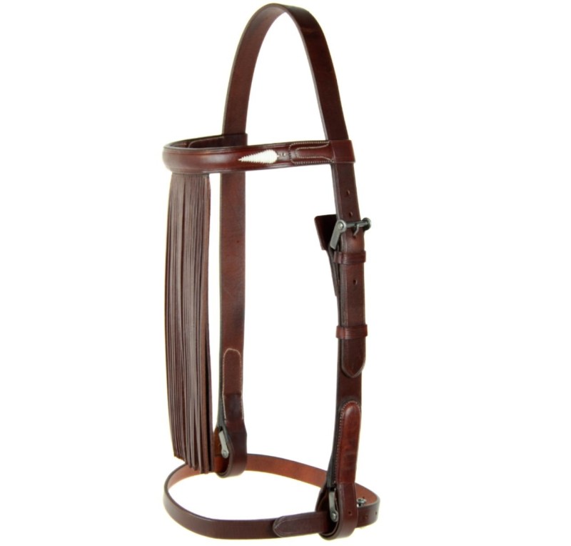 Cabezada vaquera con fundones 'Los Nietos' | Hebilla inoxidable