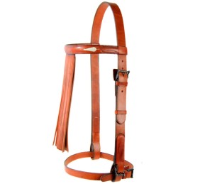 Cabezada vaquera con fundones 'Los Nietos' | Hebilla fragua