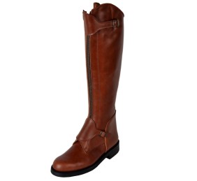 Bota de polo con salva estribo 1574 | Piso Frank | Bronce