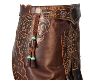 Zahón artesano 'Los Nietos' picado superior | Color engrasado