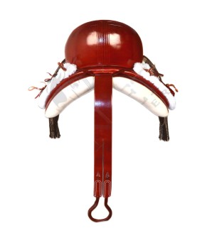 Silla de montar vaquera de fibra modelo Dalia | Cereza