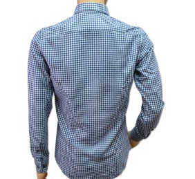 CAMISA ML 55302 Cuadros azul TECKEL