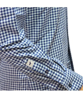 CAMISA ML 55302 Cuadros azul TECKEL