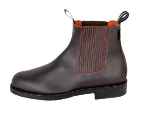 Botín rociero serraje | Piso frank | Castaña