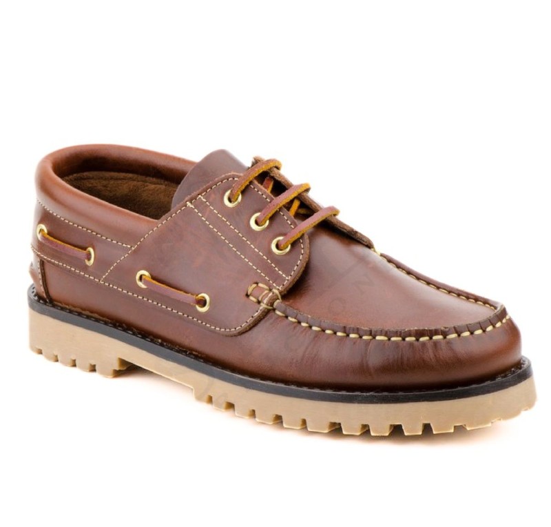 Zapato náutico de cuero Mod 2414