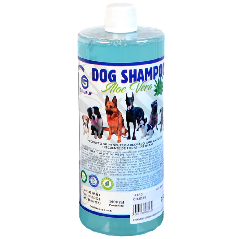 Champú neutro para perros con aloe vera | 1 Litro