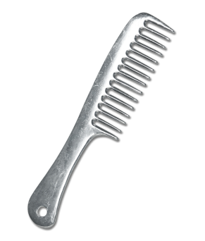 Peine de metal para crines con empuñadura Waldhausen