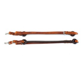 Rienda de atar cuero y goma larga Kamell