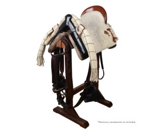 Monturero de madera de caballete 'Los Nietos'