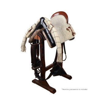 Monturero de madera de caballete 'Los Nietos'