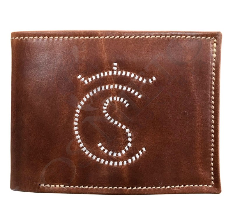 Cartera Hecha a Mano Los Nietos Con Personalización Bordada