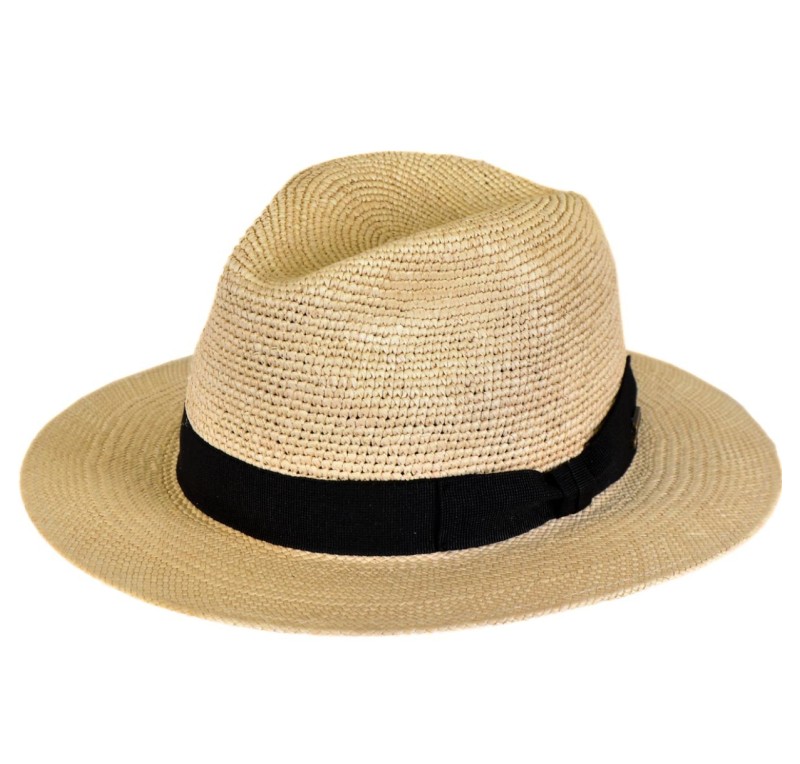 Sombrero Panamá en crochet de palma 'Los Nietos' 02