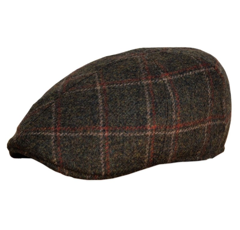 Gorra Gatsby 14539 Cuadros Verdes
