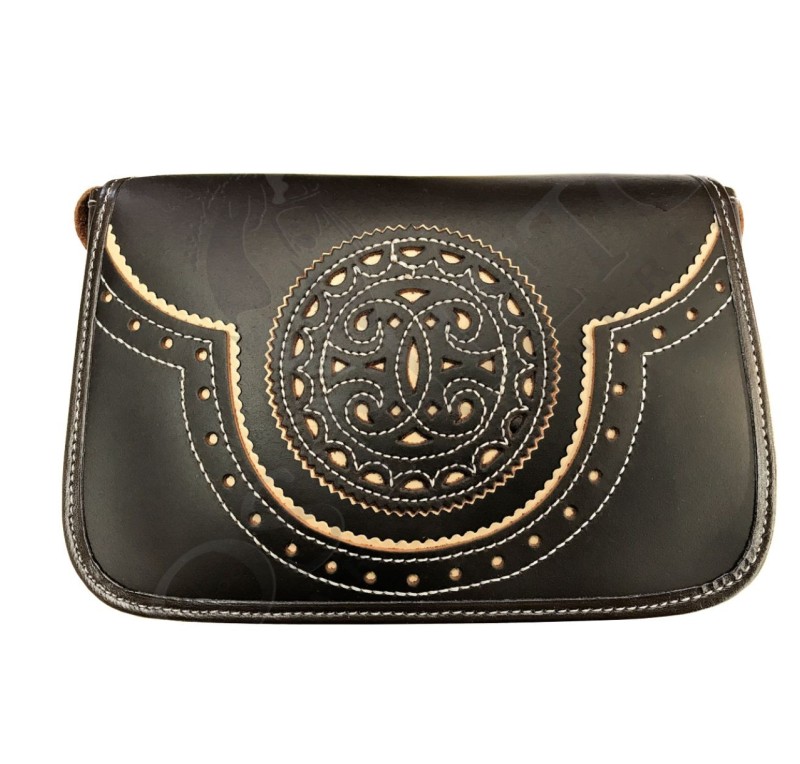 Bolso Armar Piel Oscuro/Beig