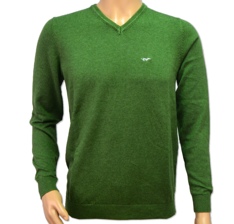 Jersey de punto cuello de pico Teckel