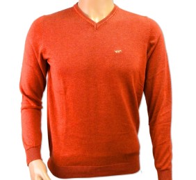 Jersey de punto cuello de pico Teckel