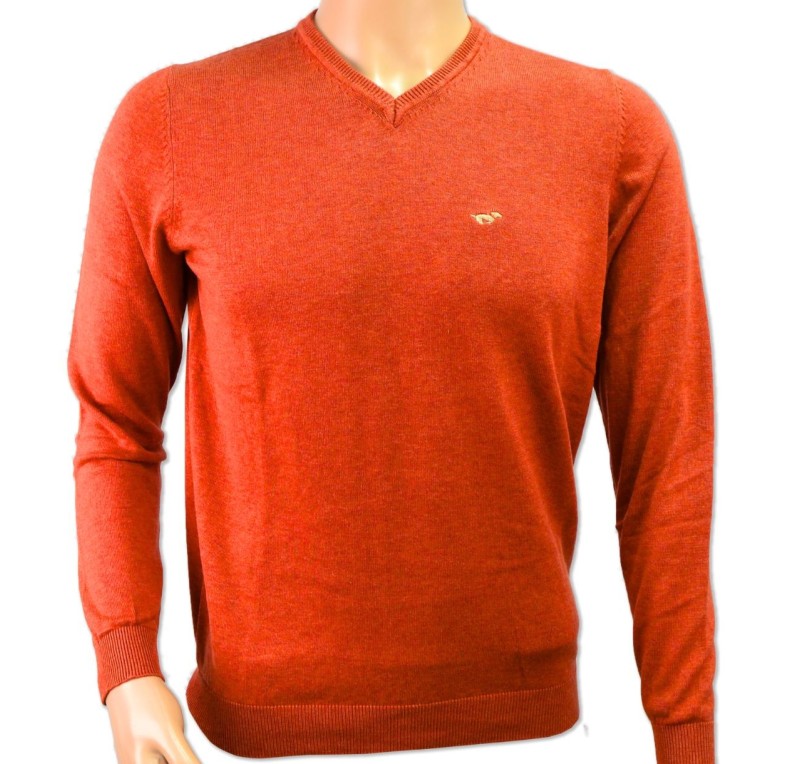 Jersey de punto cuello de pico Teckel