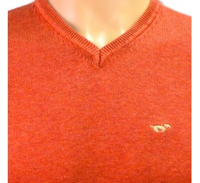 Jersey de punto cuello de pico Teckel